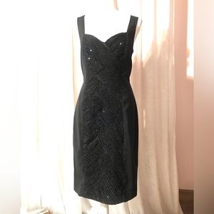 Black Sequined Dress